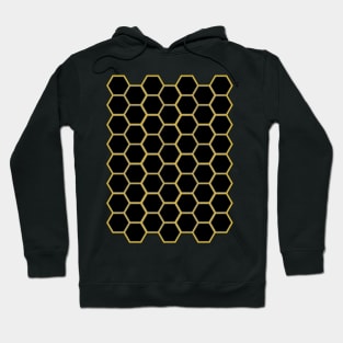 black and yellow hexa Hoodie